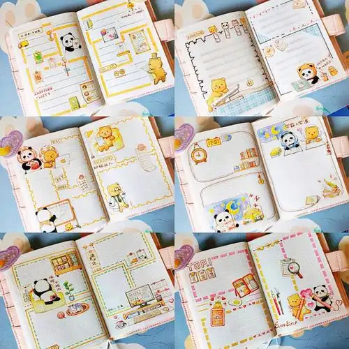 有熊努力一下手帐胶带