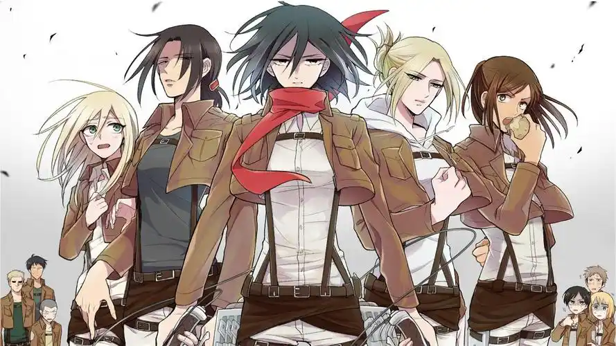 进击的巨人训练兵团,动漫人物-回车桌面