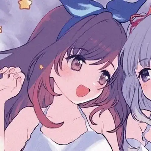 好看流行的手绘闺蜜头像一左一右,闺蜜头像图片-回车桌面