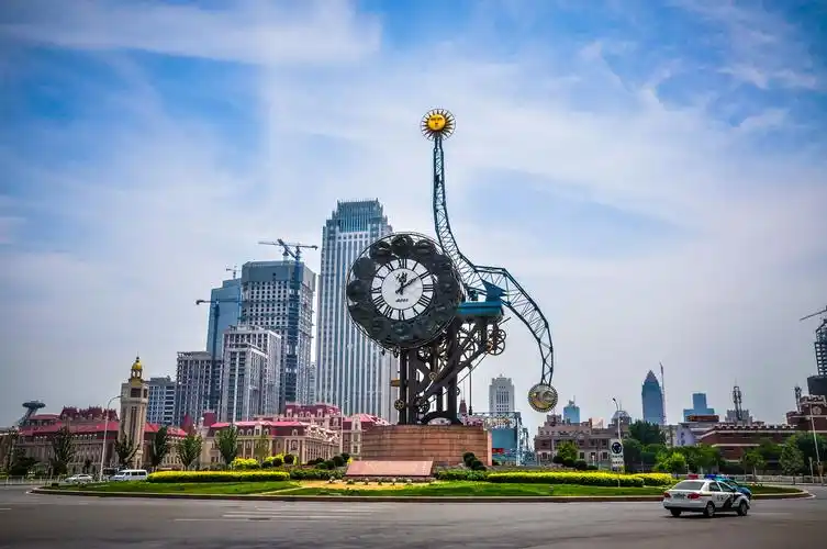 天津世纪钟广场,高清图片,旅游景点-桌面城市