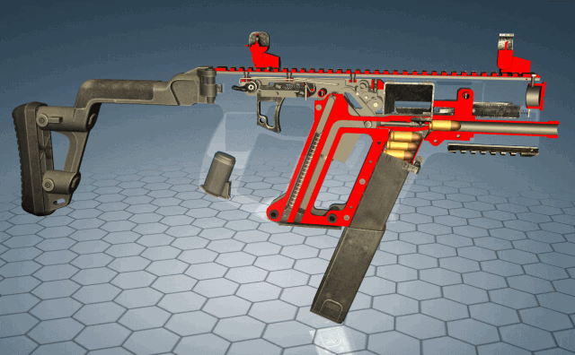 射速1200弹容只有13发最丑冲锋枪后坐力小的惊人