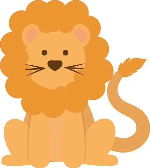 可爱的卡通狮子图片