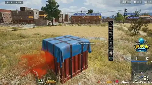 绝地求生:空投砸脸要不要这么舒服,那还想什么,直接就去捡!