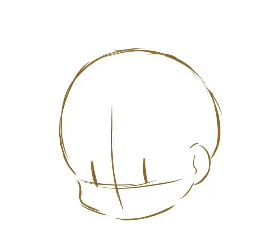 教你q版萌系人物头发的绘画技巧 90头发的线条要顺着头部的结构画