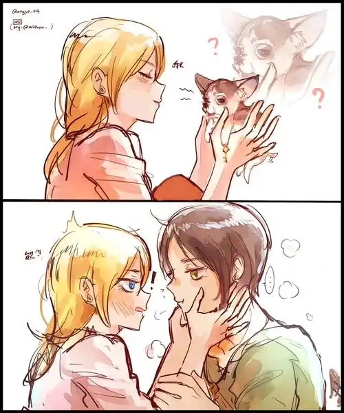 onyo关注打开新页热度(43)评论(9)推荐艾伦希斯特利亚aot艾希展开"