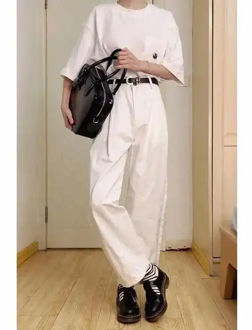 穿白裤子,一定要选对鞋