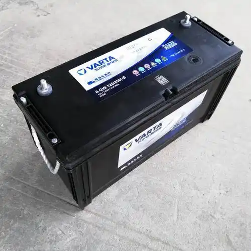 瓦尔塔蓄电池varta6-qw-120b发电机启动蓄电池12v120ah叉车电瓶