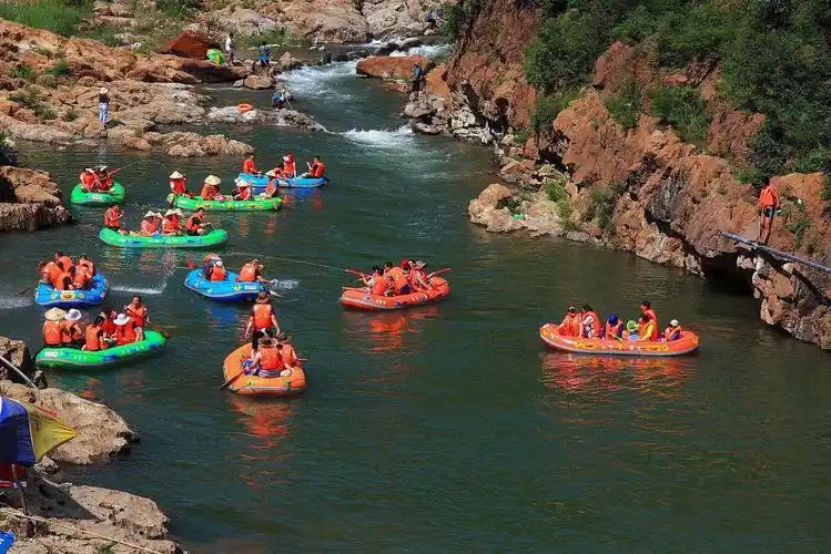 大别山激情漂流8月4号一日游 含餐仅239元 ~霍山大峡谷漂流 /红源