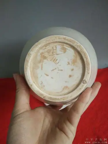 宋代白瓷官窑易定窑花卉瓷瓶