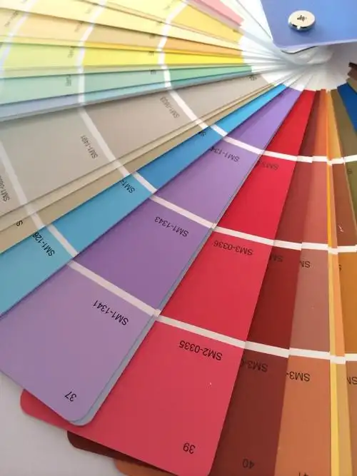 乳胶漆280色卡 调色色卡 济南厂家直销乳胶漆色卡 颜色齐全