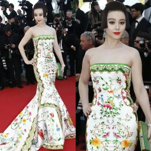 全是载入史册的经典造型:巩皇的沙滩白衬衫和旗袍们,范冰冰的龙袍花