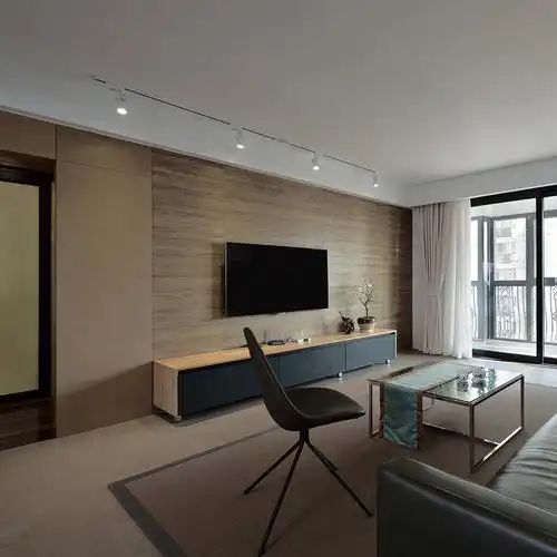 140㎡现代简约家电视背景墙图片