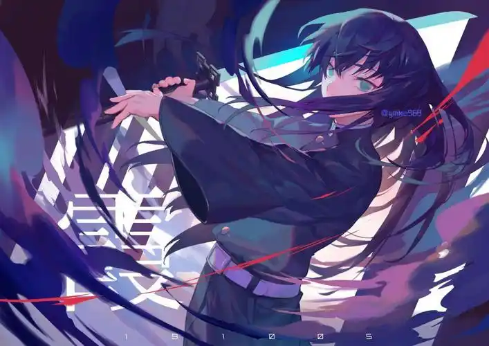 霞柱插画图片壁纸