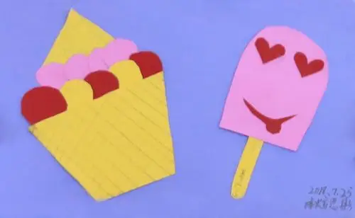 冰淇淋制作小朋友作品集