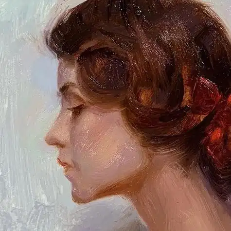 油画人物头像 油画人物头像临摹