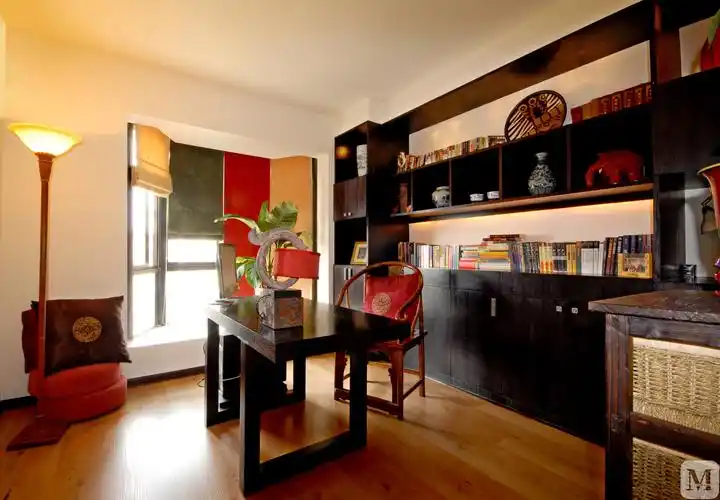 简约书房吊顶装修效果图