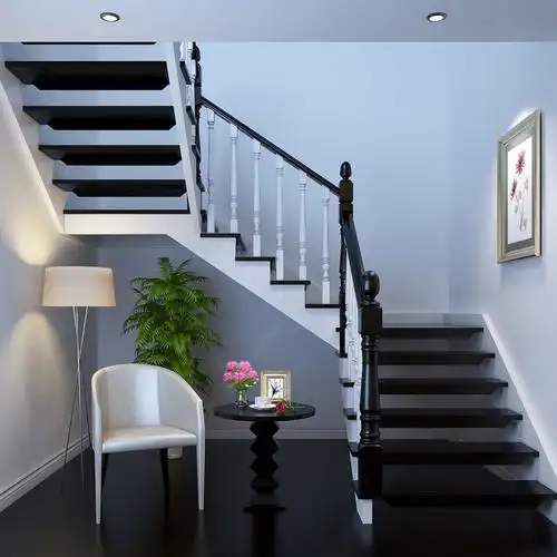 护栏爱洛伦斯楼梯扶手家用实木室内阁楼栏杆简约楼梯扶手