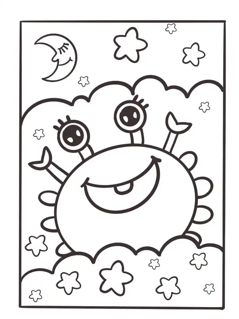 简笔儿童画 手帐小场景