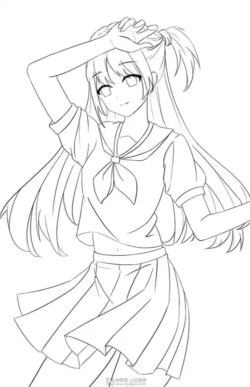 学员作业:漫画网络学习培训班练习作业之草稿与线稿 - 轻微课