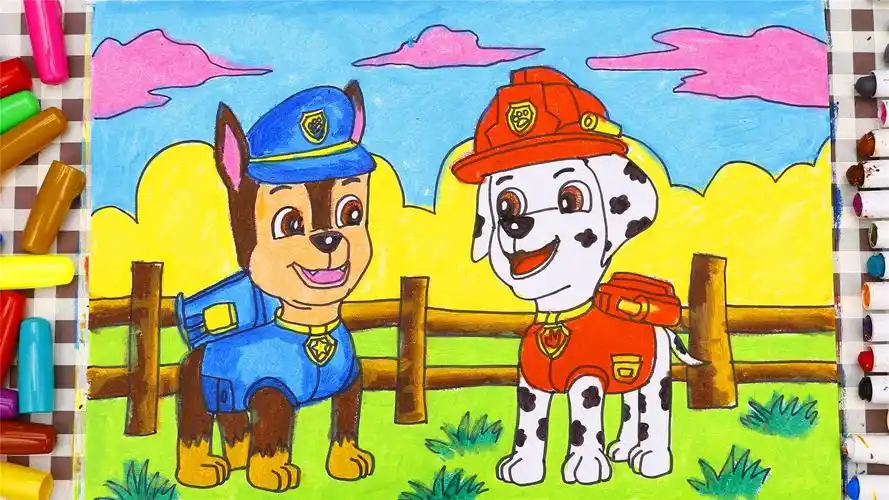 汪汪队怎么画简单画法 汪汪队的怎么画简单一点