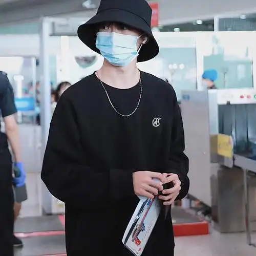 中山卫衣工厂马嘉祺同款卫衣马嘉祺同款机场街拍卫衣女生薄款长袖加绒