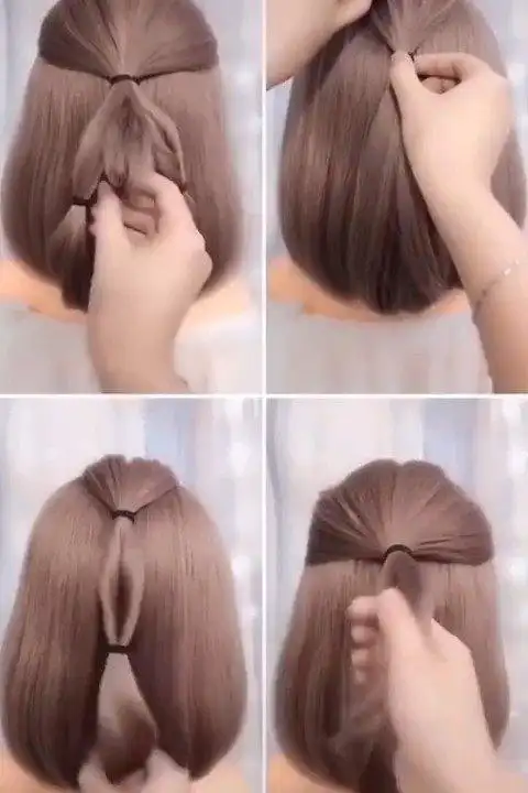 超实用的20种短发编发教程宝典级别