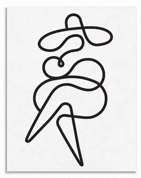 你见过哪些用极简的线条勾勒出的有意思的图画?