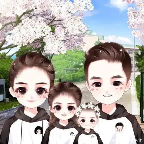 可爱卡通头像享受精致生活幸福总会来临