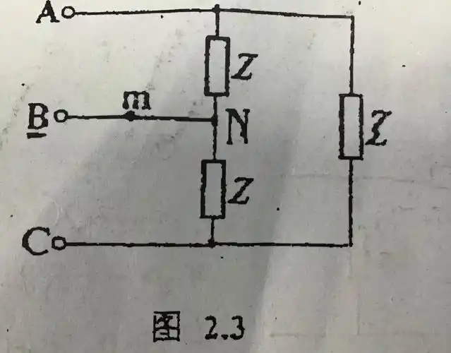 如图所示三角形联接对称三相电路中,已知电源线电压ul=380v.