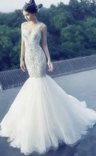 angelababy 杨颖 婚纱-堆糖,美好生活研究所