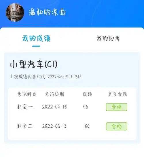 科二满分一把过