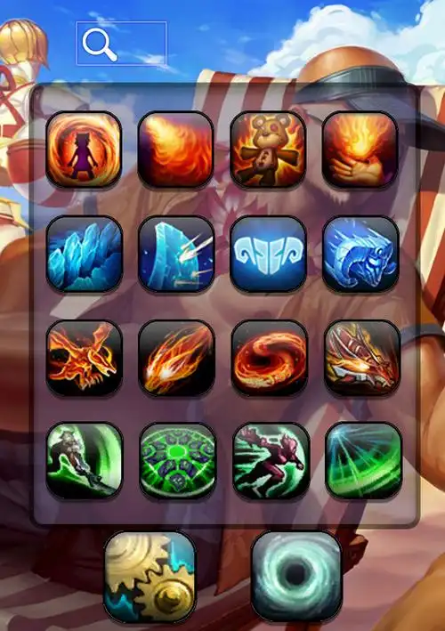 新手做的几个简单lol技能手机图标