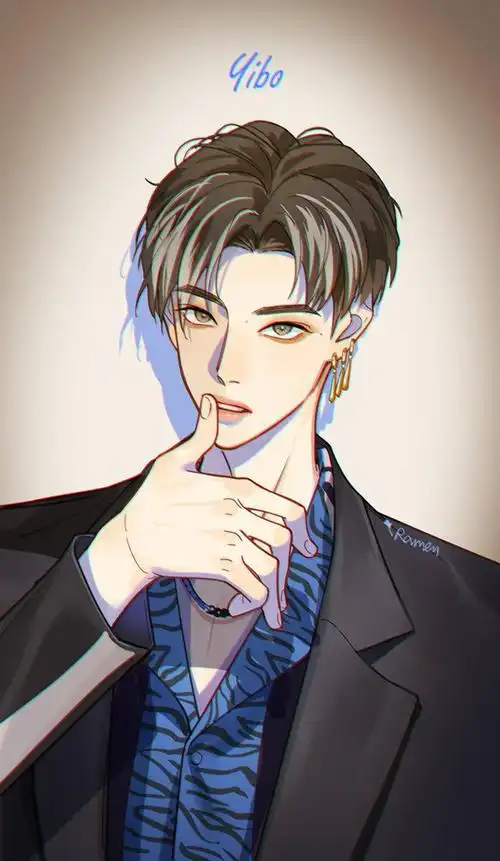 王一博动漫图暴徒留名