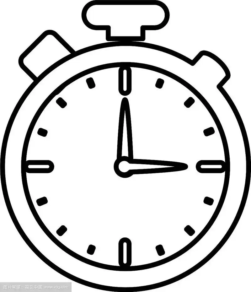 天文钟计数器隔离图标