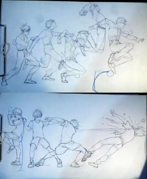 晚上课上画的两张连续动态,第一张越看越想笑,简直不忍心说出来我画的