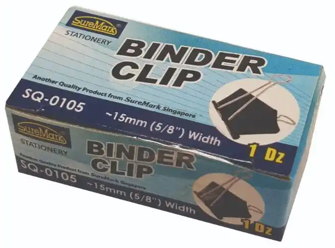 binder clip 15mm,12/box