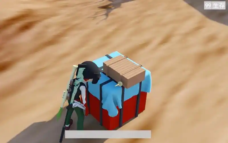 绝地求生魔幻动画:空投争夺战,千万不要站在空投上捡物资