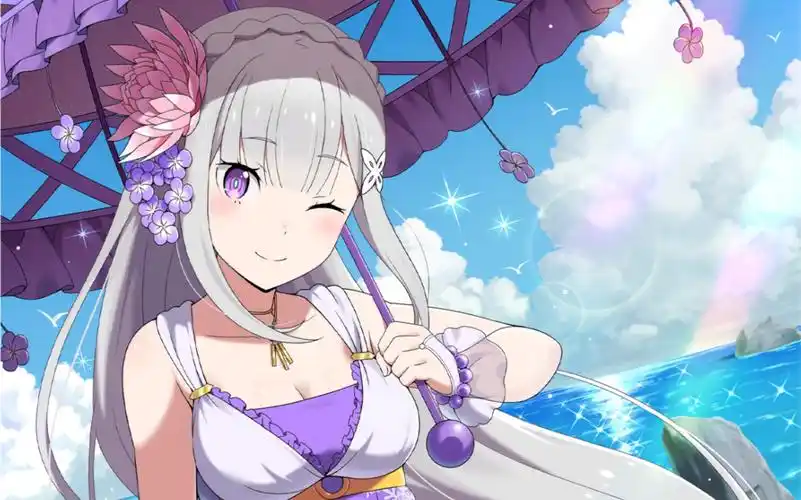 re0lostinmemories爱蜜莉雅泳装池286抽实录