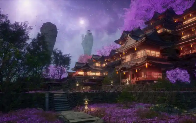 ue地编-古风仙侠场景-这位道友请留步