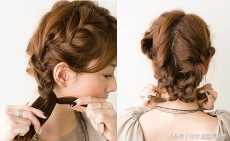 花环头发型怎么编,花环发型图片(精美麻花辫编发教程)