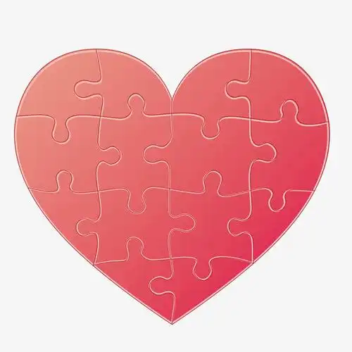 爱心拼图