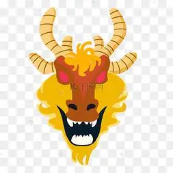 龙头插画装饰图片-龙头插画装饰图片素材免费下载-千库网