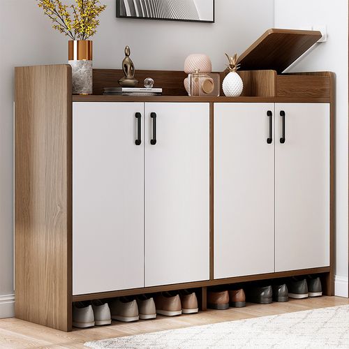 鞋柜家用门口简约现代玄关柜小户型进门一体鞋柜