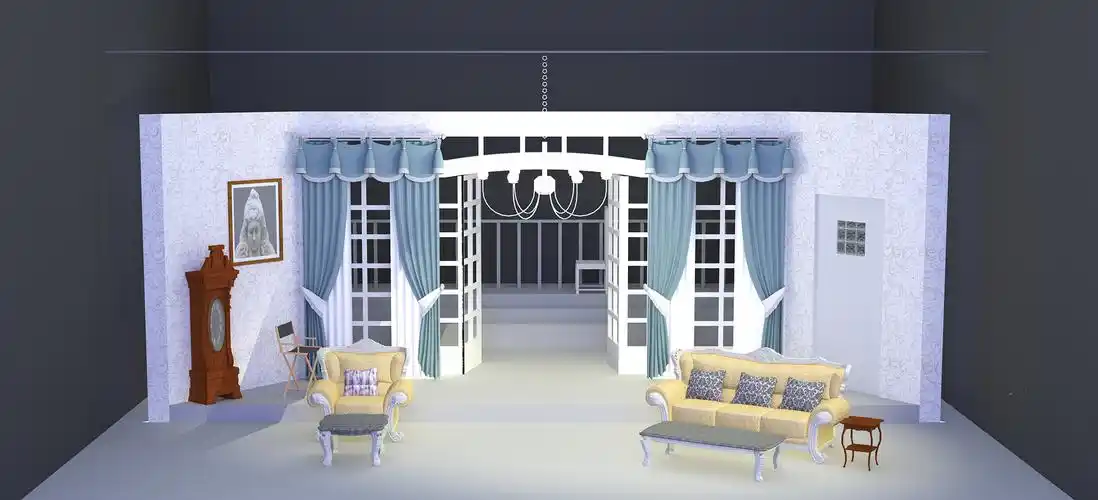 话剧《无人生还》布景设计