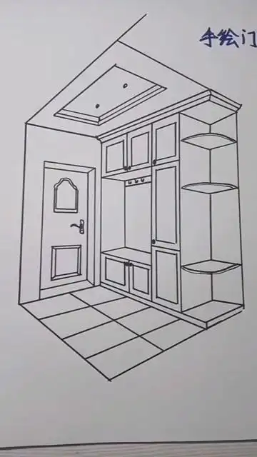 手绘多功能鞋柜,喜欢的朋友,双击加关注!