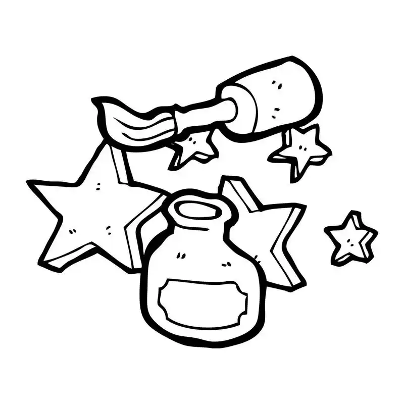 指甲油,向量,在白色背景上的卡通指甲油