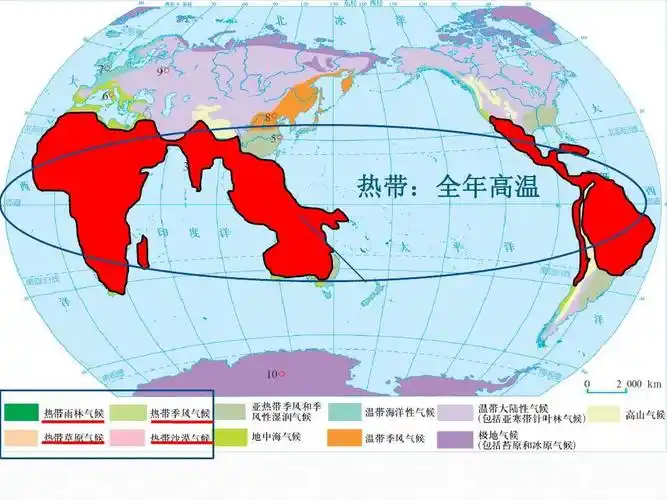 热带:全年高温