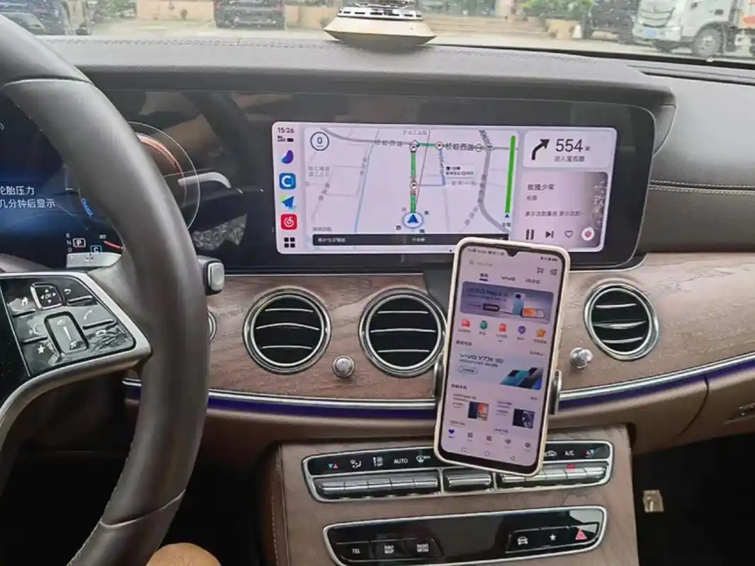 全新奔驰e无线carplay 全屏无线carplay无线安卓互联