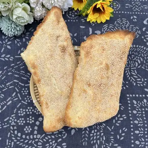 湖北天门土特产锅盔原味芝麻锅魁现做锅盔早点宽锅奎一份5个