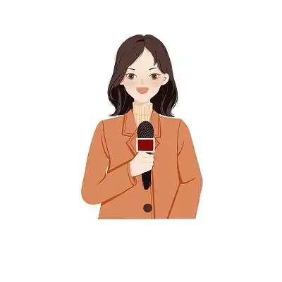 女记者 记者日元素 记者日 主持人 png素材